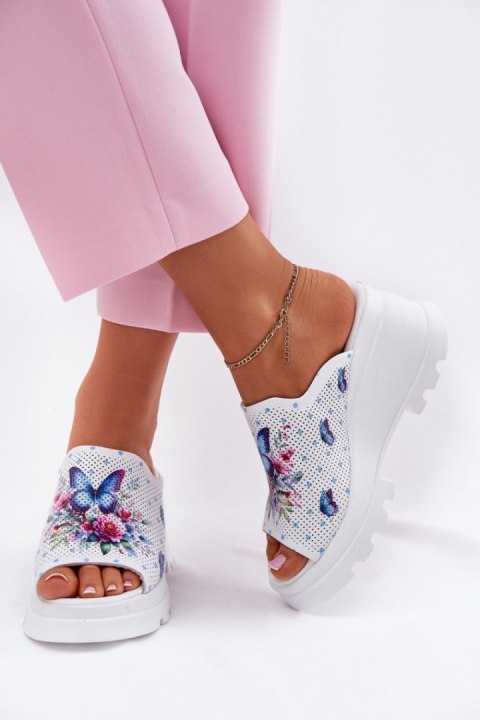 Sandał Klapki Model Artiker 56C0428 White - Step in style Sandał Klapki Model Artiker 56C0428 White - Step in style