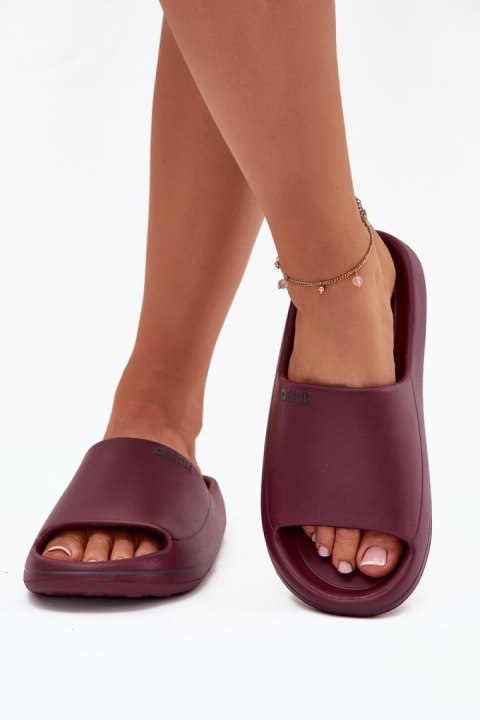 Sandał Klapki Model Big Star SS274422 Bordo - Step in style Sandał Klapki Model Big Star SS274422 Bordo - Step in style