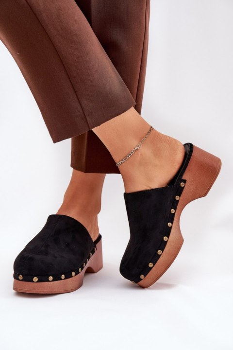 Sandał Klapki Model Ellason 8065 Black - Step in style Sandał Klapki Model Ellason 8065 Black - Step in style