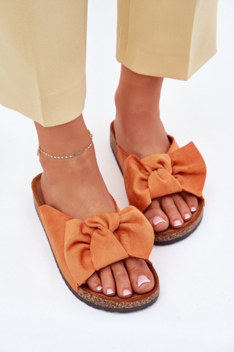 Sandał Klapki Model Seressa WD293 Orange - Step in style Sandał Klapki Model Seressa WD293 Orange - Step in style