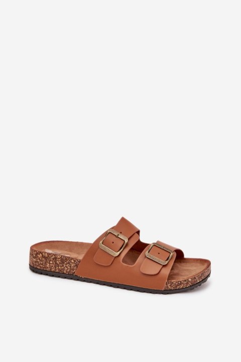 Sandał Klapki Model Vesina WD302 Camel - Step in style Sandał Klapki Model Vesina WD302 Camel - Step in style