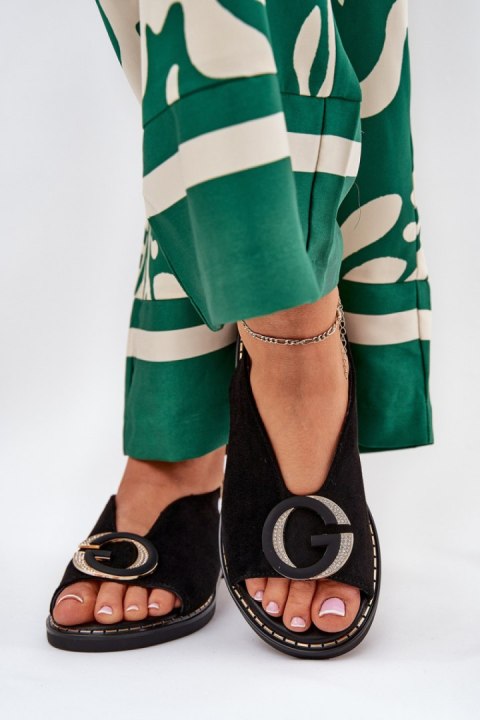 Sandały Model Haliones A8230 Black - Step in style Sandały Model Haliones A8230 Black - Step in style