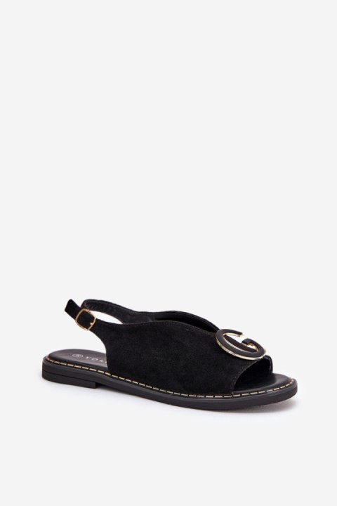 Sandały Model Haliones A8230 Black - Step in style Sandały Model Haliones A8230 Black - Step in style