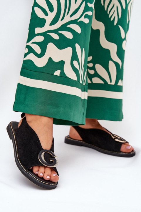 Sandały Model Haliones A8230 Black - Step in style Sandały Model Haliones A8230 Black - Step in style