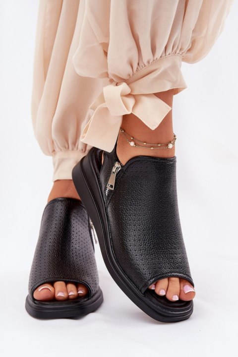 Sandały Model Mevinette ASA266-5 Black - Step in style Sandały Model Mevinette ASA266-5 Black - Step in style