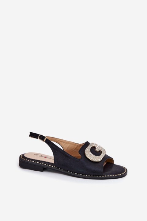 Sandały Model S.Barski KV51-081 Black - Step in style Sandały Model S.Barski KV51-081 Black - Step in style