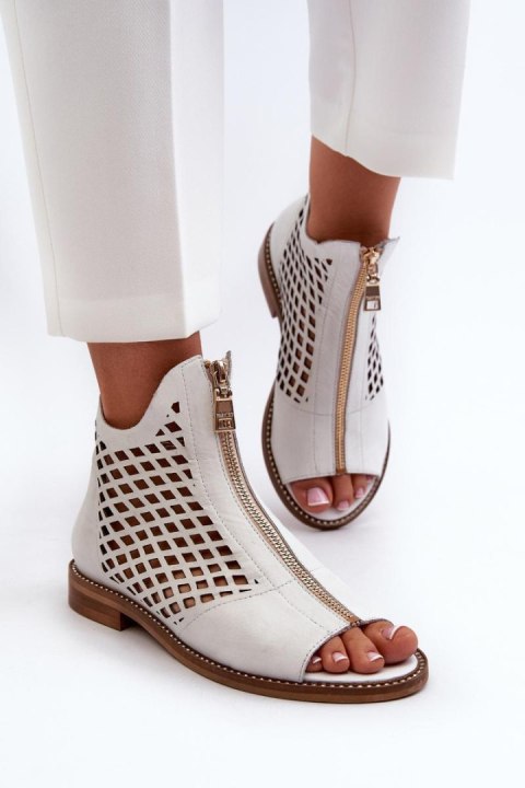 Sandały Model Zazoo 977/L White - Step in style Sandały Model Zazoo 977/L White - Step in style