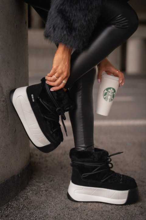 Śniegowce Model Big Star OO274A206 Black - Step in style Śniegowce Model Big Star OO274A206 Black - Step in style