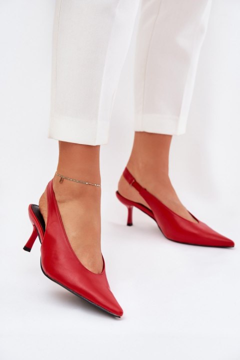 Szpilki Model Aricandia P-1436 Red - Step in style Szpilki Model Aricandia P-1436 Red - Step in style
