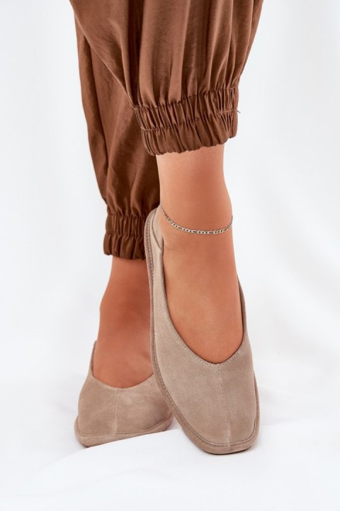 Baleriny Model Big Star RR274082 Beige - Step in style Baleriny Model Big Star RR274082 Beige - Step in style