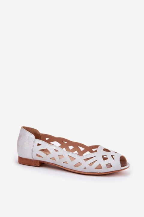 Baleriny Model Calgis ASA136-8 Silver - Step in style Baleriny Model Calgis ASA136-8 Silver - Step in style