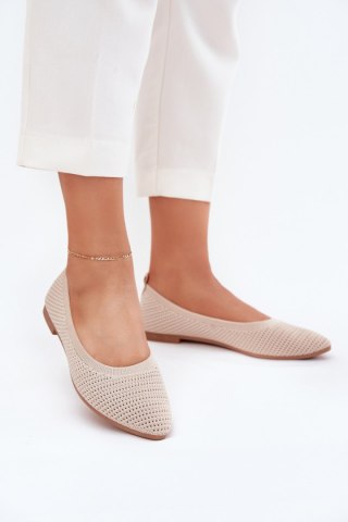 Baleriny Model Sarina ZA43P Beige - Step in style