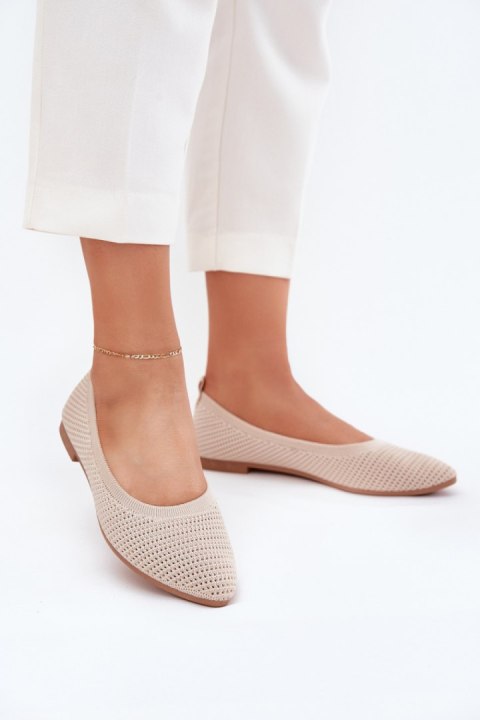 Baleriny Model Sarina ZA43P Beige - Step in style Baleriny Model Sarina ZA43P Beige - Step in style