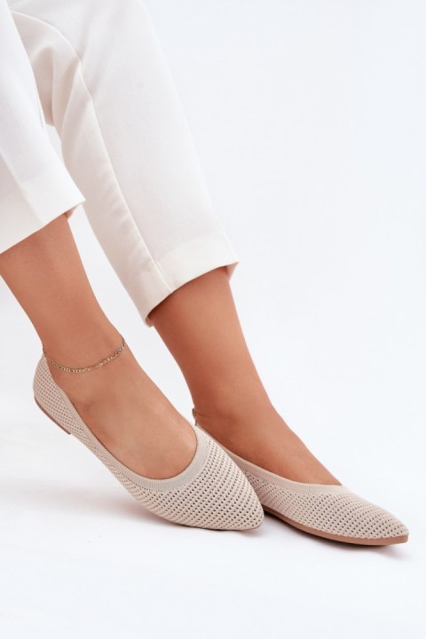Baleriny Model Sarina ZA43P Beige - Step in style Baleriny Model Sarina ZA43P Beige - Step in style