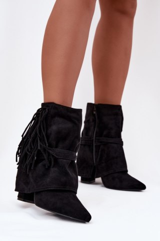 Botki Model Evelisse 2517A Black - Step in style