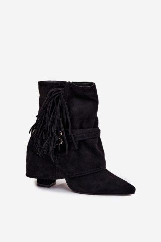 Botki Model Evelisse 2517A Black - Step in style