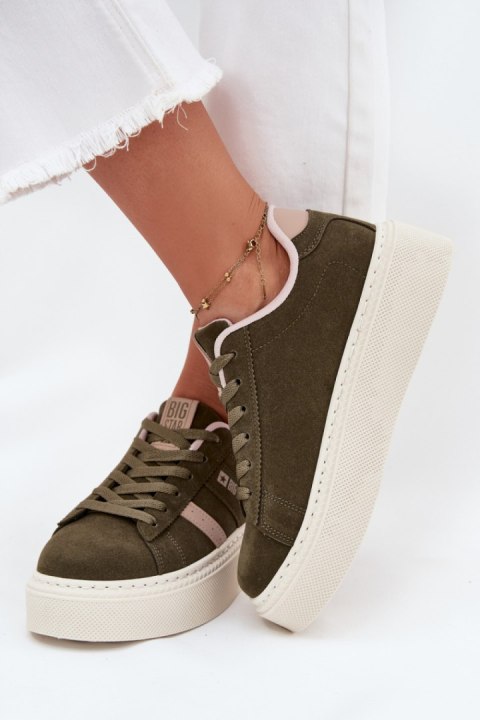Buty Sportowe Model Big Star SS274349 Green - Step in style Buty Sportowe Model Big Star SS274349 Green - Step in style