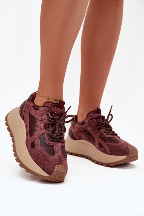 Buty Sportowe Model Big Star SS274625 HI-POLY SYSTEM Bordo - Step in style Buty Sportowe Model Big Star SS274625 HI-POLY SYSTEM Bordo - Step in style