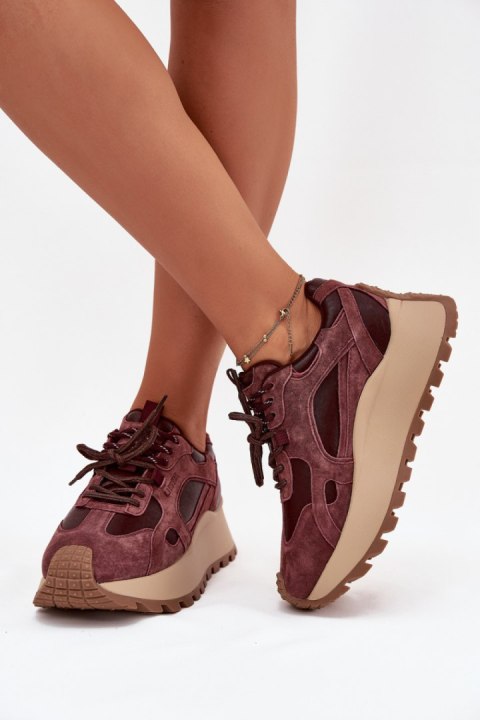 Buty Sportowe Model Big Star SS274625 HI-POLY SYSTEM Bordo - Step in style Buty Sportowe Model Big Star SS274625 HI-POLY SYSTEM Bordo - Step in style