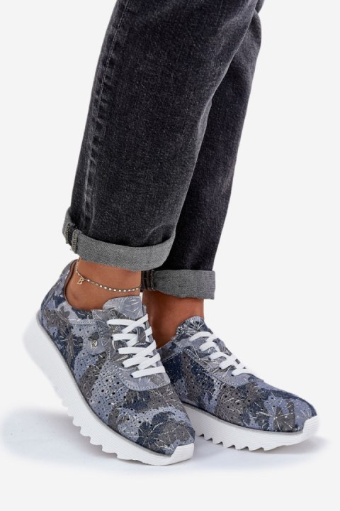 Buty Sportowe Model DA LR51-635 Blue - Step in style Buty Sportowe Model DA LR51-635 Blue - Step in style