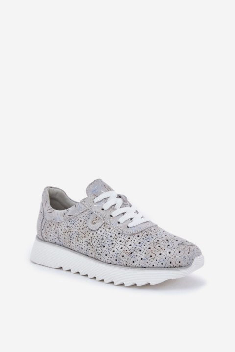 Buty Sportowe Model DA LR51-635 Silver - Step in style Buty Sportowe Model DA LR51-635 Silver - Step in style