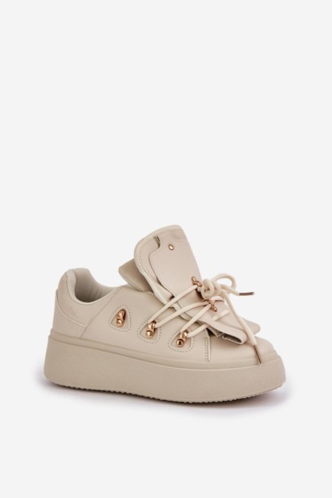 Buty Sportowe Model Dolistana LH205-8 Beige - Step in style Buty Sportowe Model Dolistana LH205-8 Beige - Step in style