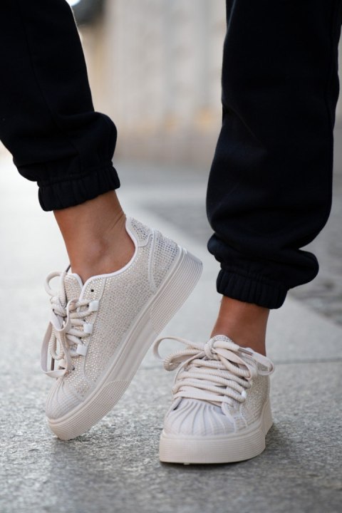 Buty Sportowe Model Eanneth 8970/BL575P Beige - Step in style Buty Sportowe Model Eanneth 8970/BL575P Beige - Step in style