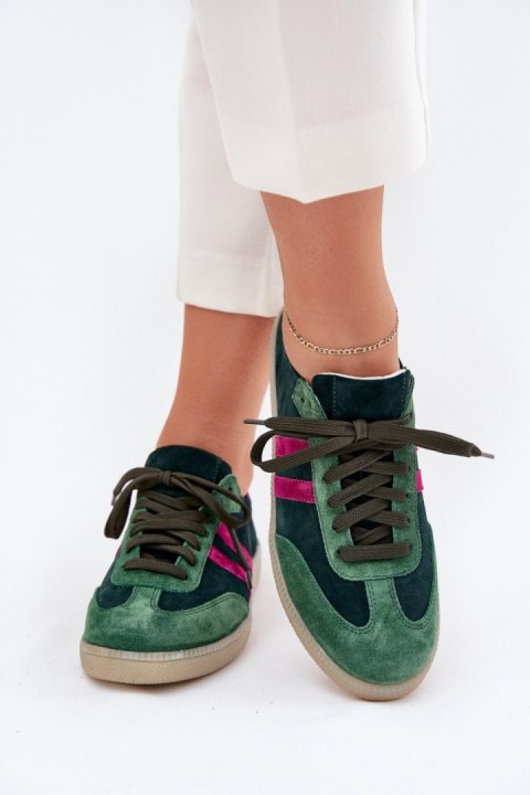 Buty Sportowe Model Zazoo N1068 Dark Green - Step in style Buty Sportowe Model Zazoo N1068 Dark Green - Step in style