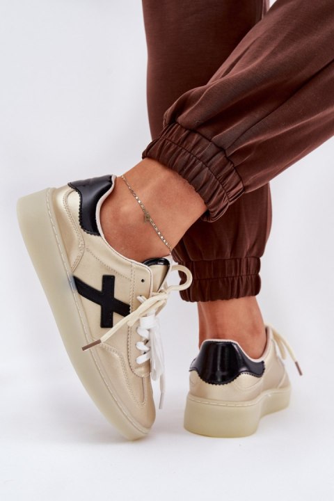 Buty Sportowe Model Zelevelis C2051-4 Gold - Step in style Buty Sportowe Model Zelevelis C2051-4 Gold - Step in style