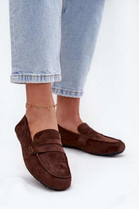 Mokasyny Model Soreline H8-965M Dark Brown - Step in style Mokasyny Model Soreline H8-965M Dark Brown - Step in style