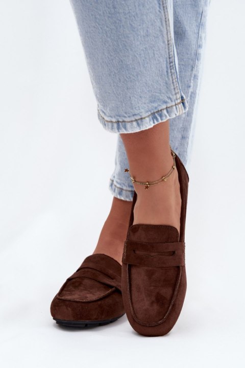 Mokasyny Model Soreline H8-965M Dark Brown - Step in style Mokasyny Model Soreline H8-965M Dark Brown - Step in style