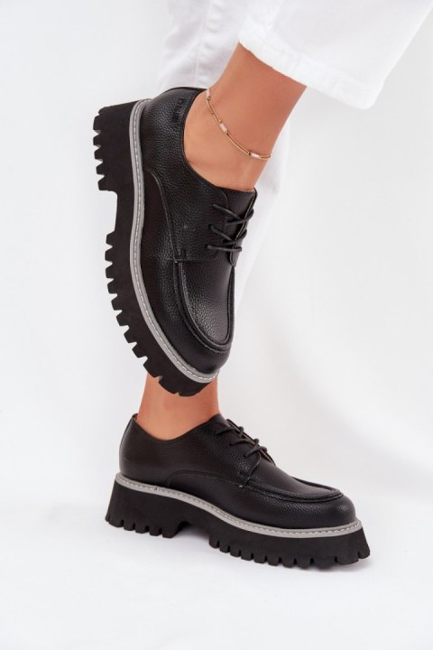 Półbuty Model Big Star NN274052 Black - Step in style Półbuty Model Big Star NN274052 Black - Step in style