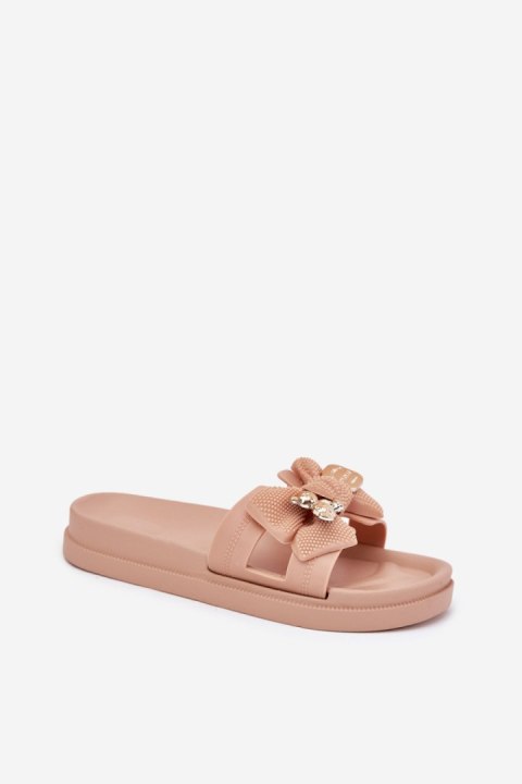Sandał Klapki Model Lynara CK323 Beige - Step in style Sandał Klapki Model Lynara CK323 Beige - Step in style