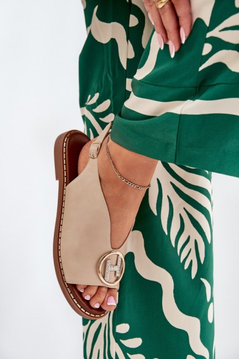 Sandały Model Iseliria A8229 Beige - Step in style Sandały Model Iseliria A8229 Beige - Step in style