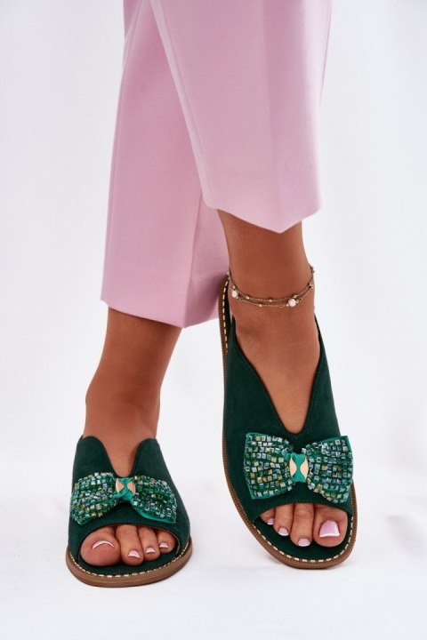 Sandały Model S.Barski KV51-014 Green - Step in style Sandały Model S.Barski KV51-014 Green - Step in style