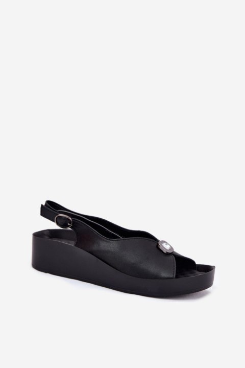 Sandały Model S.Barski KV51-020 Black - Step in style Sandały Model S.Barski KV51-020 Black - Step in style