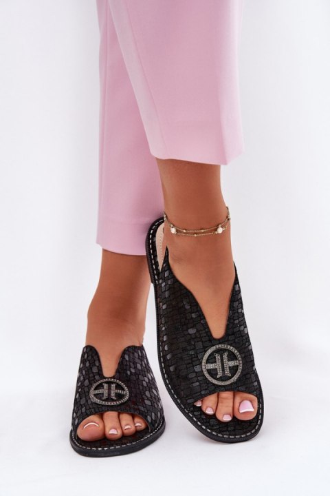 Sandały Model S.Barski KV51-094 Black - Step in style Sandały Model S.Barski KV51-094 Black - Step in style