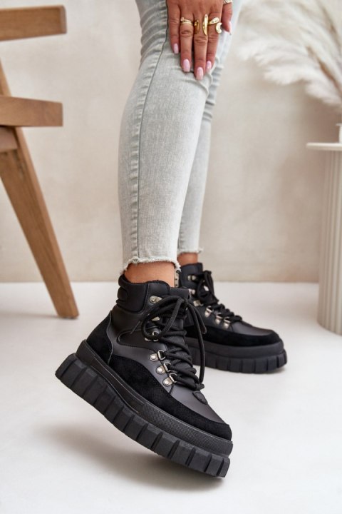 Trapery Model Jelenia 24BT26-7928/J74779-1 Black - Step in style Trapery Model Jelenia 24BT26-7928/J74779-1 Black - Step in style
