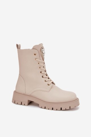 Workery Model Rosira DES837S Beige Skóra - Step in style