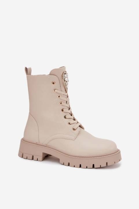 Workery Model Rosira DES837S Beige Skóra - Step in style Workery Model Rosira DES837S Beige Skóra - Step in style