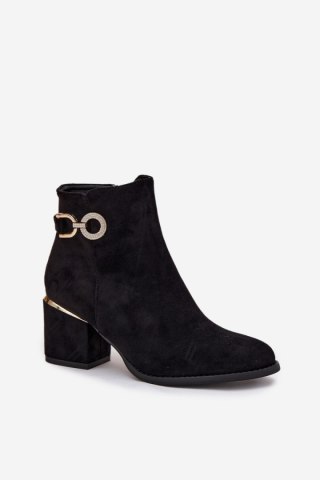 Botki Model Dorisse 0-610 Black - Step in style