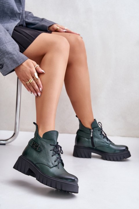 Botki Model Zazoo 60483 Dark Green - Step in style