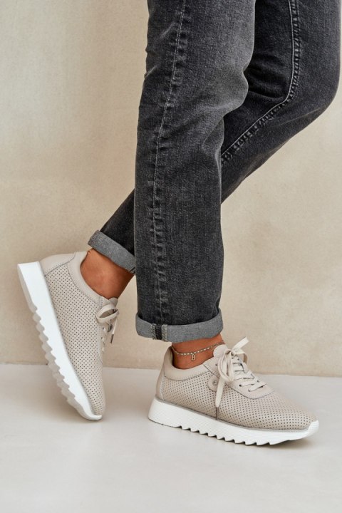 Buty Sportowe Model DA LR51-629 Beige - Step in style Buty Sportowe Model DA LR51-629 Beige - Step in style