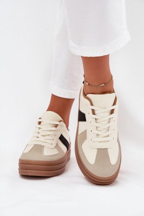 Buty Sportowe Model Sivirae X3032 Beige - Step in style Buty Sportowe Model Sivirae X3032 Beige - Step in style