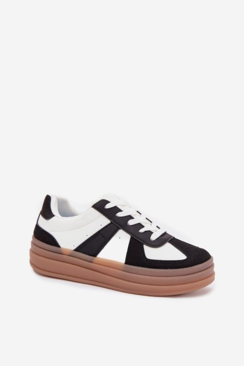 Buty Sportowe Model Sivirae X3032 White/Black - Step in style Buty Sportowe Model Sivirae X3032 White/Black - Step in style