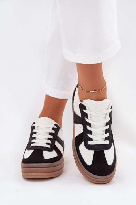 Buty Sportowe Model Sivirae X3032 White/Black - Step in style Buty Sportowe Model Sivirae X3032 White/Black - Step in style