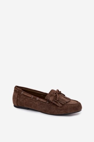 Mokasyny Model Olivianne H8-980H Dark Green - Step in style