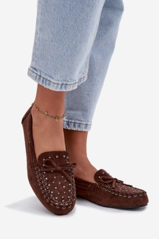 Mokasyny Model Prissine H8-982H Brown - Step in style