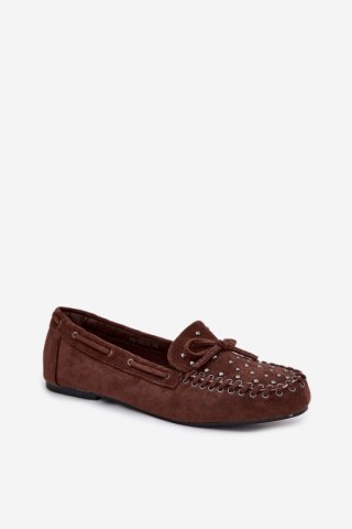 Mokasyny Model Prissine H8-982H Brown - Step in style