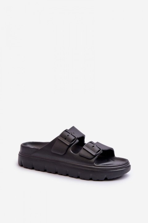 Sandał Klapki Model Melorea 24SD97-5610 Black - Step in style Sandał Klapki Model Melorea 24SD97-5610 Black - Step in style